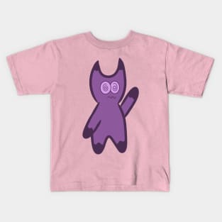 Purple Cartoon Fella Kids T-Shirt